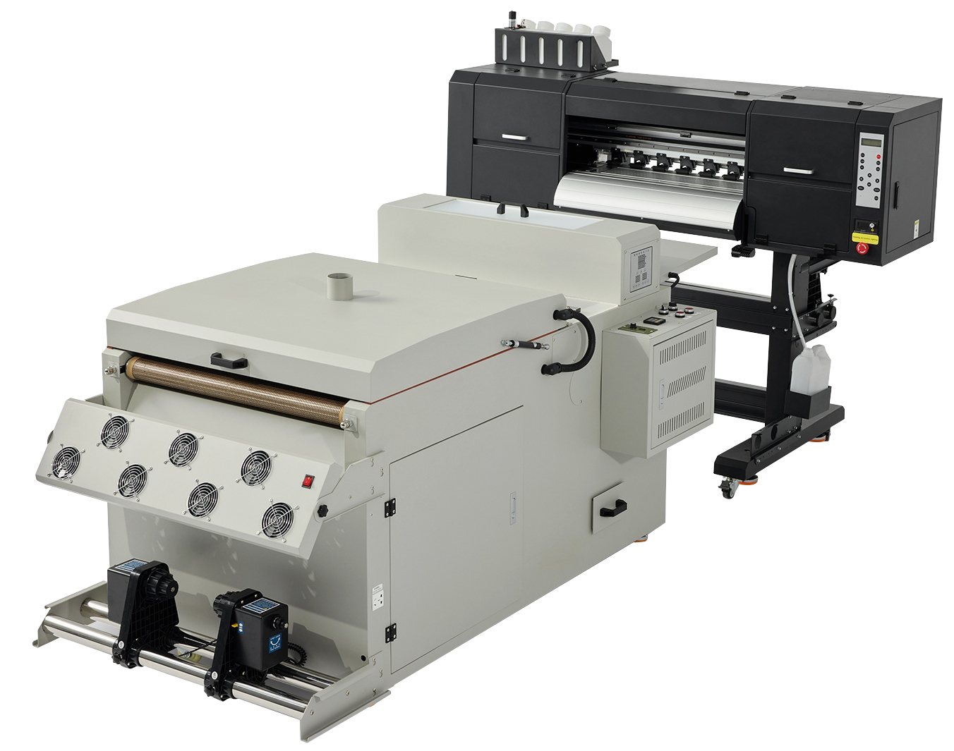 24inch DTF Printer with Fluorescence System and 3 i3200 Print Heads Pigment Ink Type