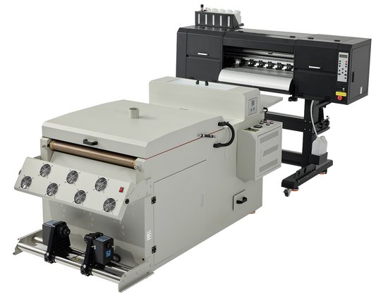 24inch DTF Printer with Fluorescence System and 3 i3200 Print Heads Pigment Ink Type