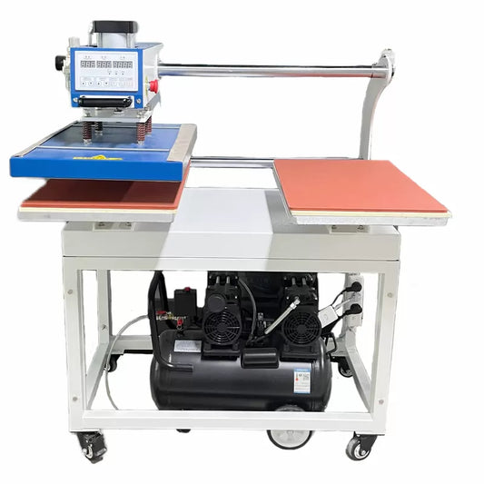 Double Station Pneumatic Heat Press Machine 110*80*140CM 80 X 100
